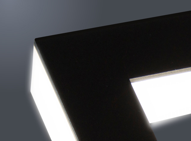 LEDサイン（エコライモ）側面発光（ストレートカット）：細部